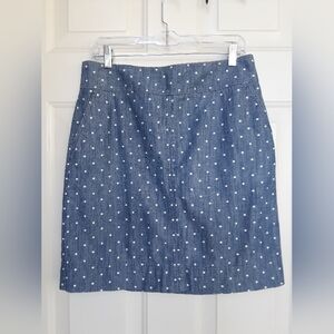 TALBOTS Polka Dot Skirt. Size: 10.